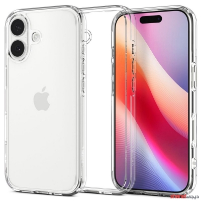 قاب آیفون 17 اسپیگن -Spigen Ultra Hybrid Crystal Clear for iPhone 17